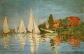 Régate à Argenteuil Claude Monet